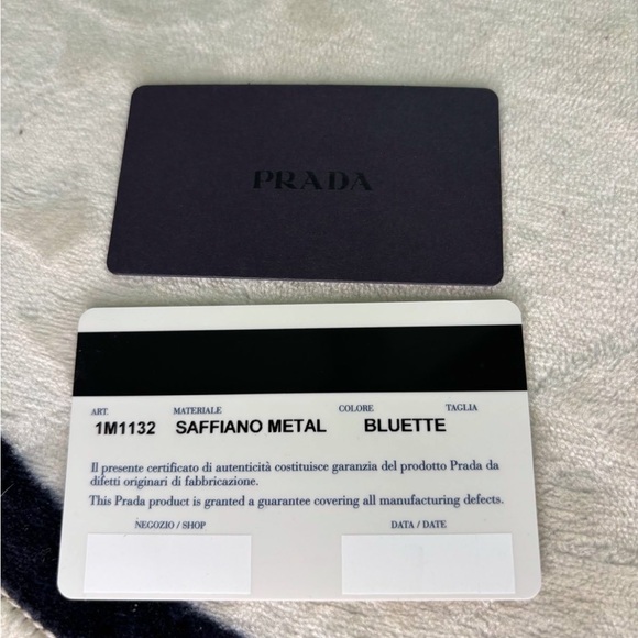 Authentic Prada blue wallet; very clean like new. .no call outs. - Picture 3 of 8